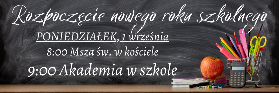 Rozpoczęcie roku szkolnego