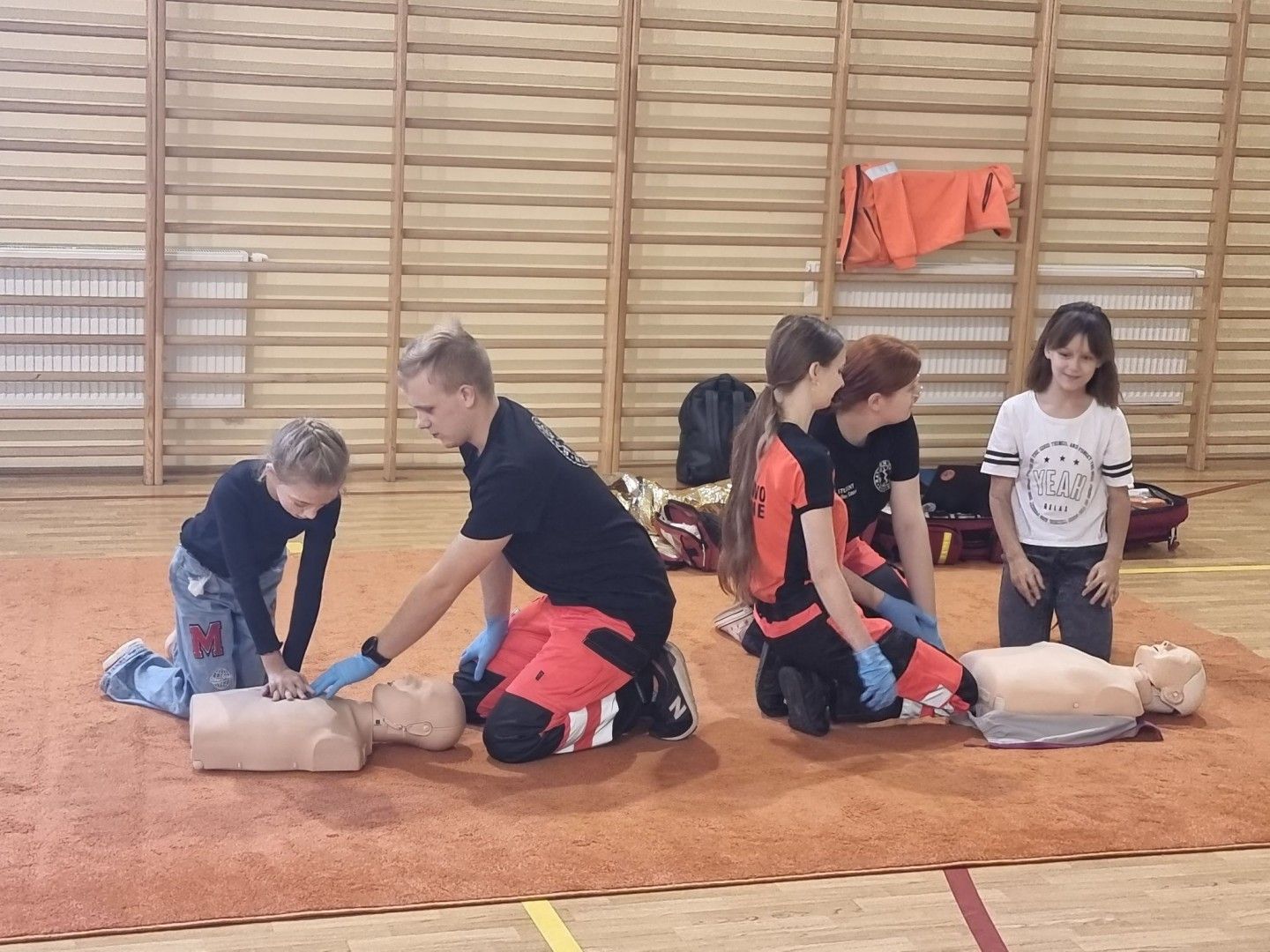 Mały człowiek może zostać wielkim ratownikiem.