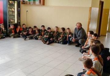 Wizyta ratownika medycznego na zbiórce