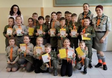 Pani Dietetyk na zbiórce zuchów